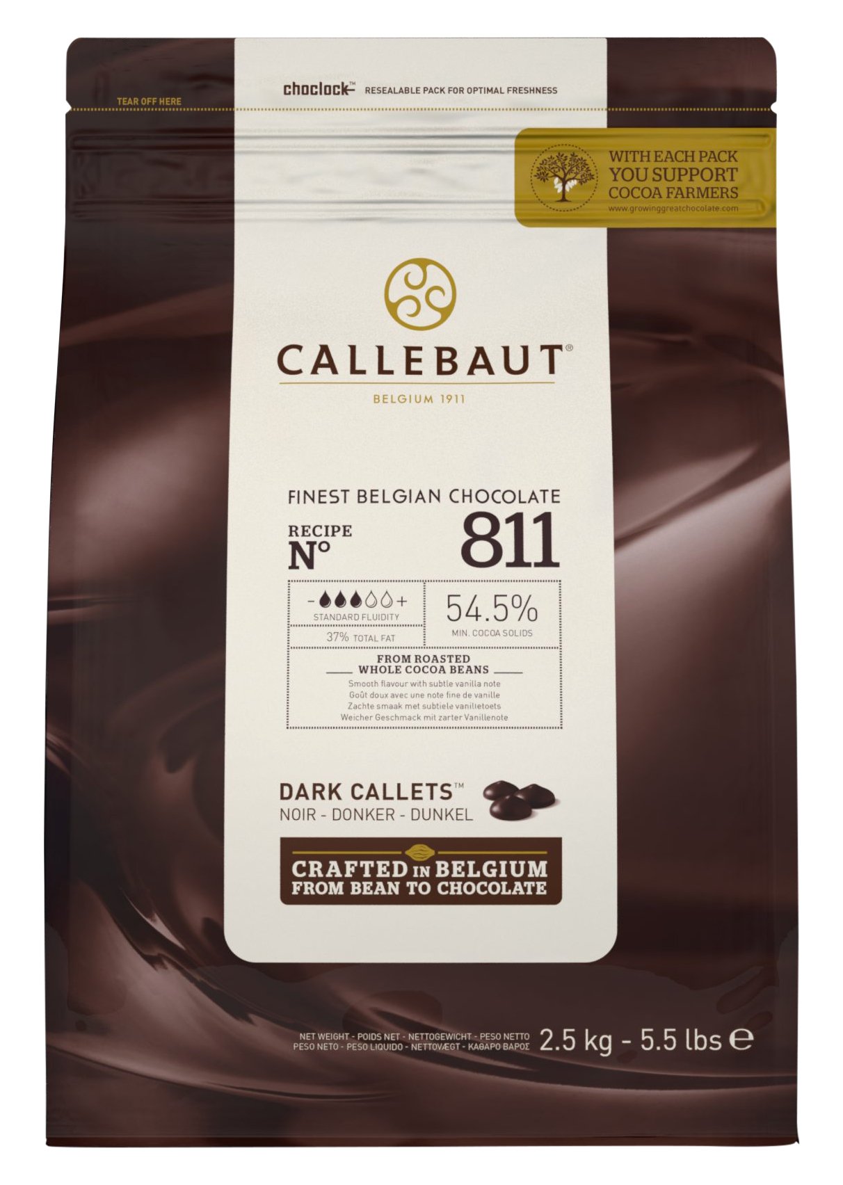Callebaut No 811 Finest Belgian Dark Chocolate