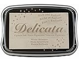 Tsukineko Delicata White Shimmer Metallic Pigment