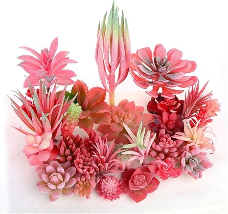 Amazon ドライフラワー 39スタイルの赤い群れの人工的な多肉植物植物の花の取り決めアクセサリー偽の植物の植物の壁planta 絶妙な Color Fr Da Xian Ren Ke 人工観葉植物 オンライン通販