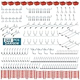 Daanxw 248PCS Pegboard Accessories Organizer