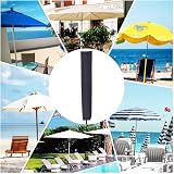 PATIO PLUS Parasol Cover 153x30x30cm Waterproof 600D Oxford PVC Black view 6