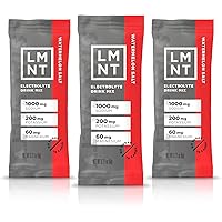 LMNT Keto Electrolyte Powder Packets | Paleo Hydration Powder | No Sugar, No Artificial Ingredients | Watermelon Salt | 30 St