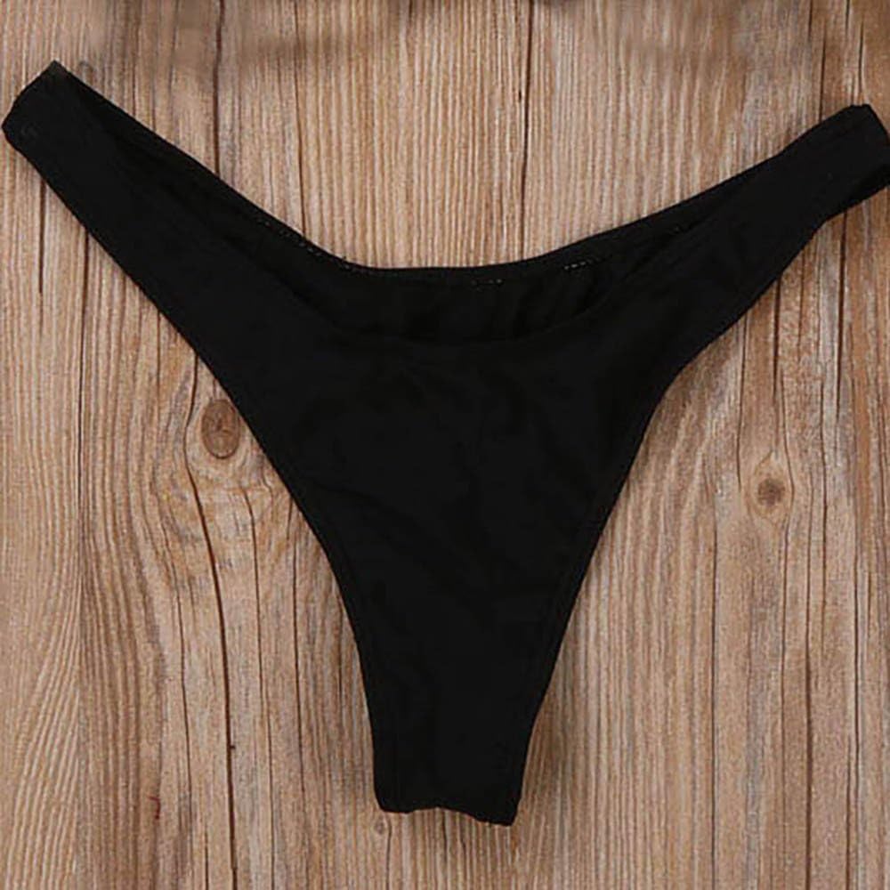 Slip Bikini Brasiliano Donna - Tanga Sexy Vita Bassa Per Spiaggia E Piscina