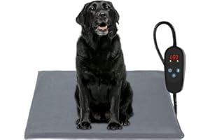 PETDOTT Outdoor Heating Pad for Cats,Cat Warming Pad for Feral Cats Outside, Cat Warmer with Timer, Pet Heating Pads for Cats Indoor,Electric Heating Pad for Outdoor Cat House,Heated Cat Pad