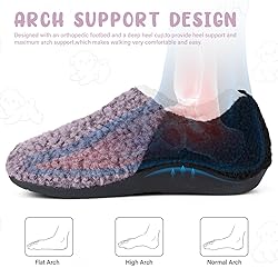 ERGOfoot Orthopedic Slippers with Arch Support for