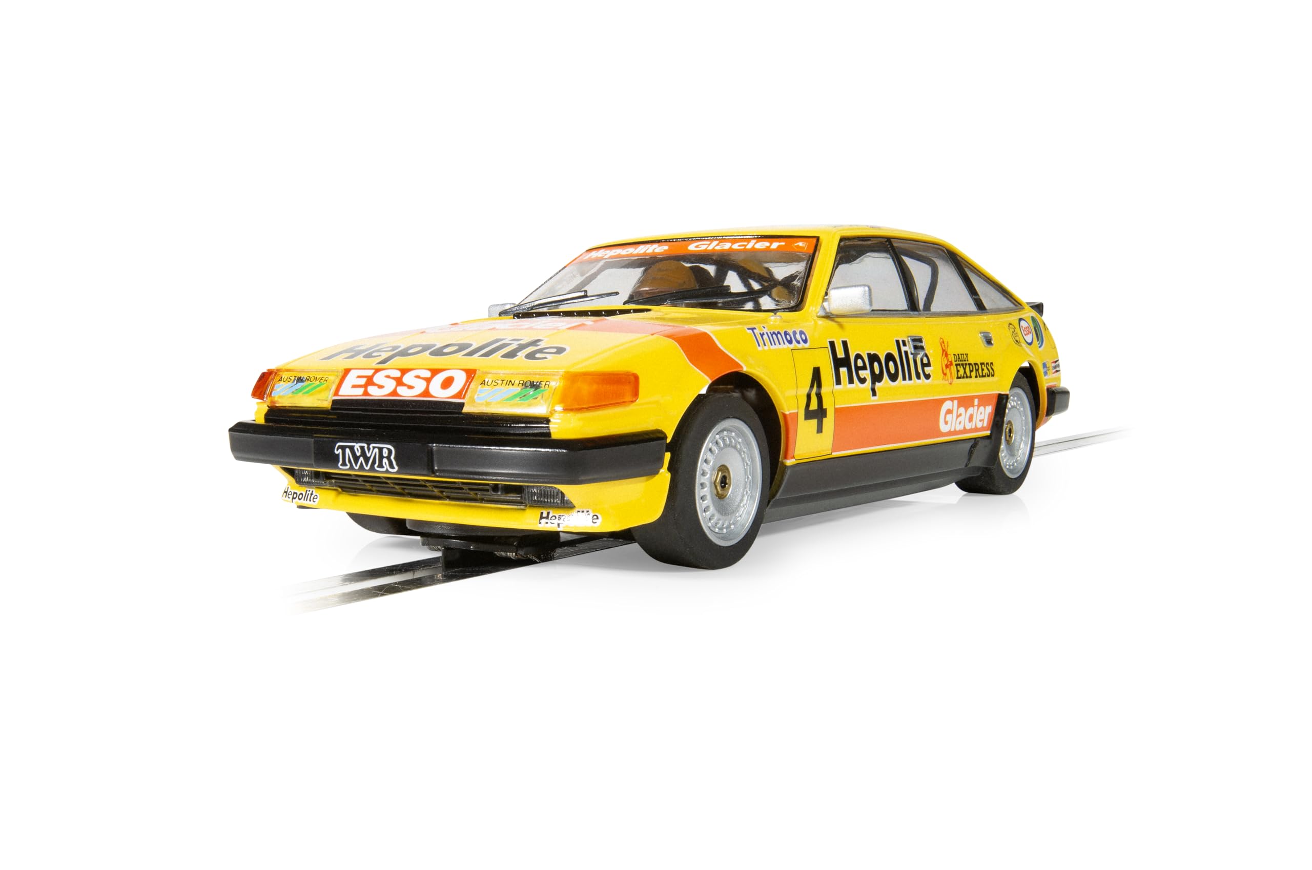 Scalextric Cars - C4534 Rover SD1-1983 BTCC - Steve Soper - Toy Slot Car for use with Race Tracks or Sets - Small Kids Gift Ideas for Boy/Girl Ages 3+, Scalextric Accessories