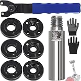 Upgraded 5/8"-11 Angle Grinder Extension Shaft Rod