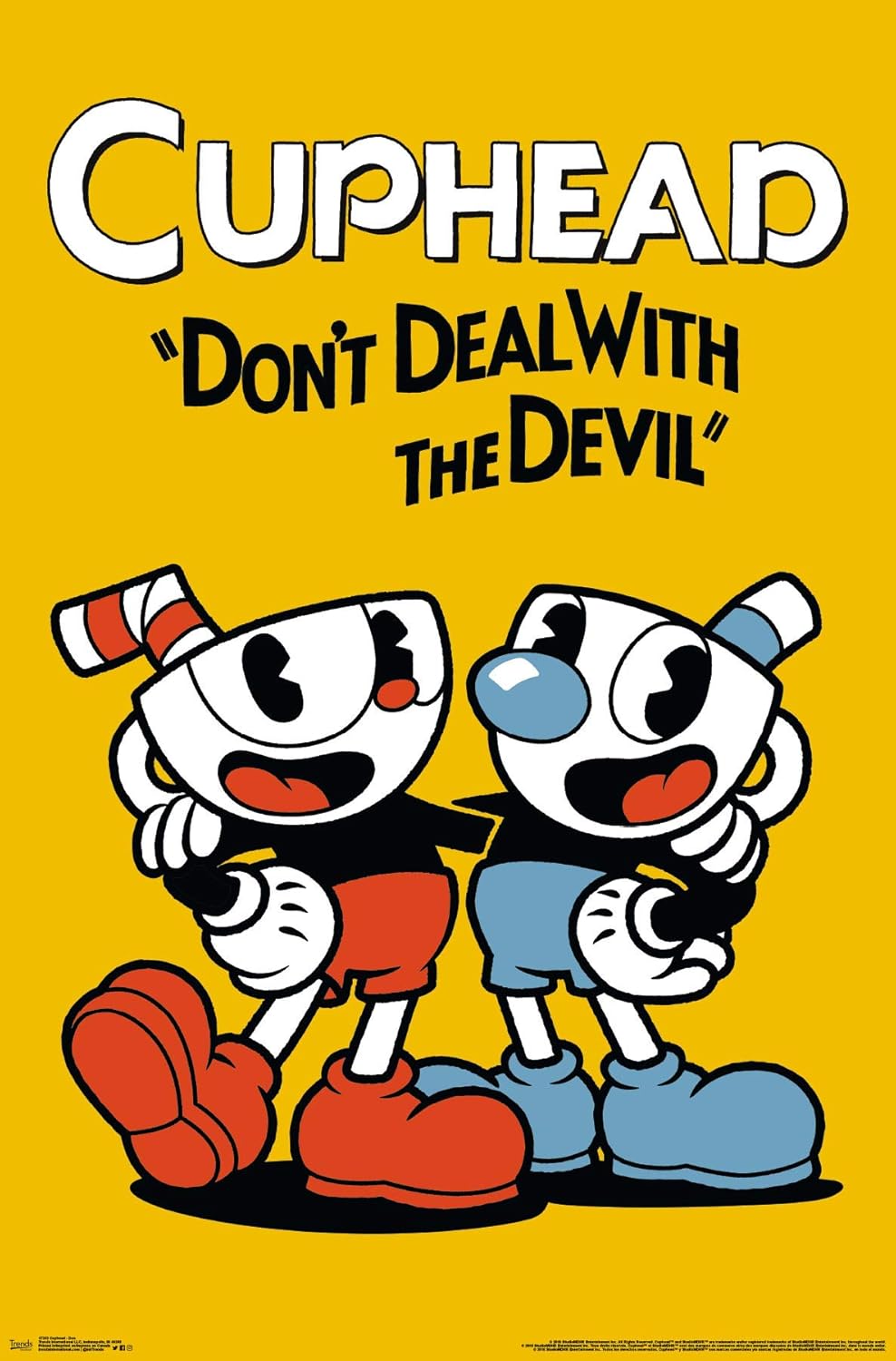 Image result for poster  Cuphead