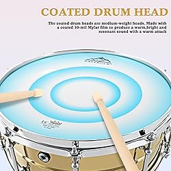 EASTROCK Snare Drum 14 X5.5 Inches Professional