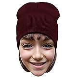 COUVER Unisex Knitted Solid Acrylic Beanie – Warm