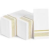 400 Pack Paper Dinner Napkins, Absorbent Paper Napkins, Premium Quality Guest Towels, 2-Ply Disposable Hand Towels for Thanksgiving, Kitchen, Events, Parties or Events