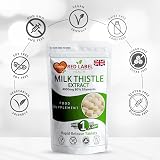 Red Label Health Milk Thistle 4000mg High Strength 365 Tablets Vegan UK Made view 9
