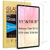 SPARIN Screen Protector for Galaxy Tab S11/ S10 Lite/ S10 FE (11"&amp;10.9") | 2 Pack Tempered Glass for Samsung Galaxy Tab S9 FE S9, S Pen Compatible, Case Friendly, Anti-Scratches, High Clarity
