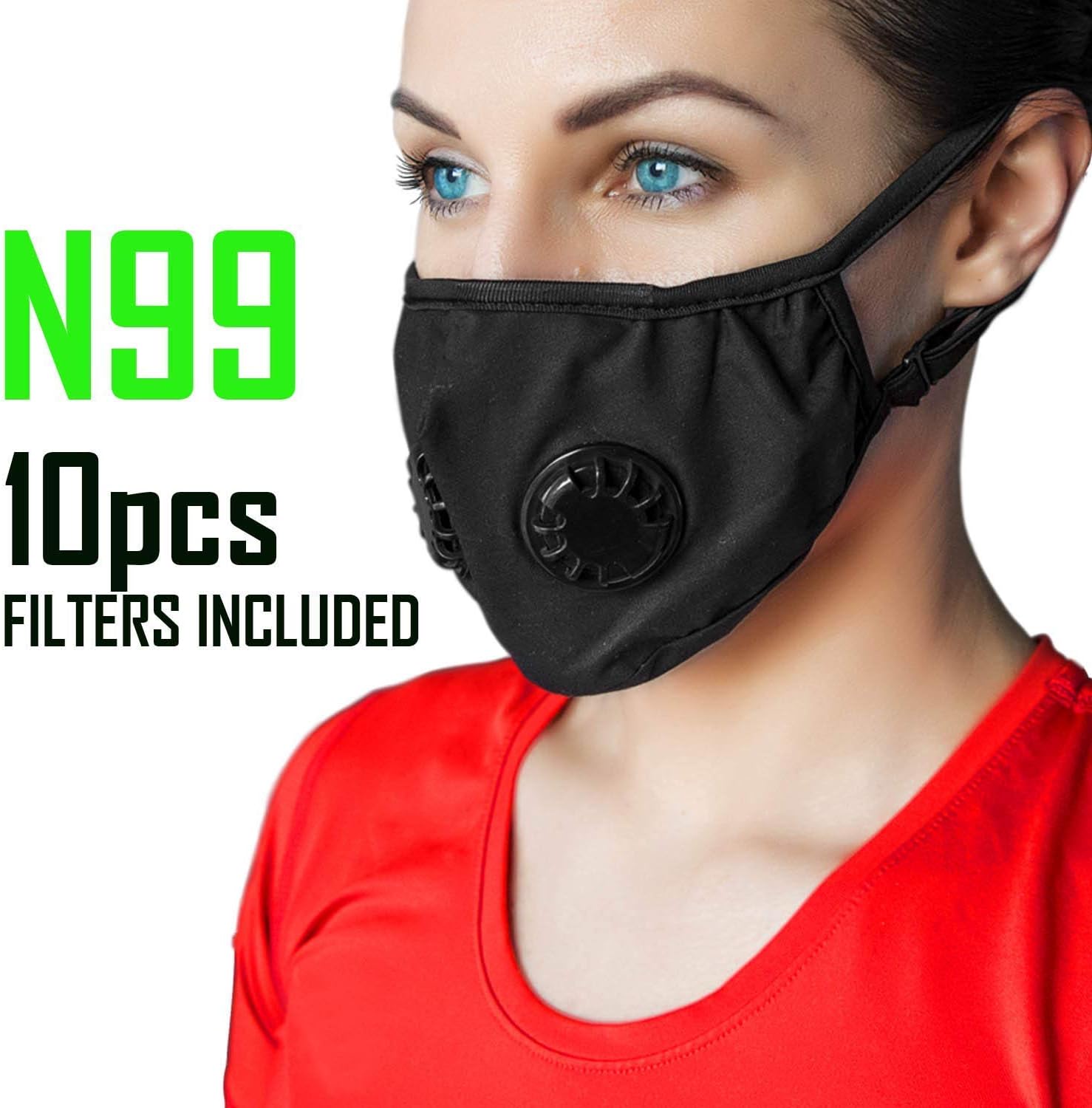 AMSTON Dust Masks, N95 NIOSH-Certified (Box of 20) Personal Protective Equipment/PPE Particulate Respirators for Construction, Home Improvement, DIY Projects.