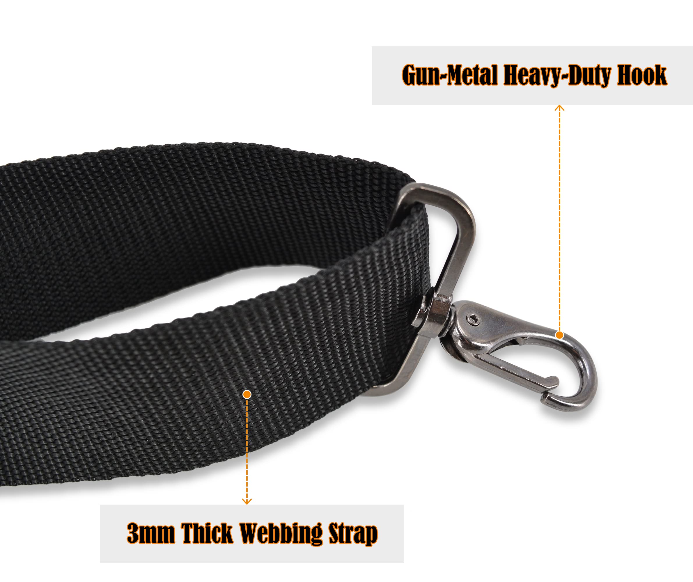 WELKINLAND 2Inch-Wide Heavy Duty Work Suspenders for Men