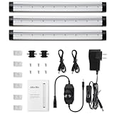 Albrillo LED Under Cabinet Lighting Dimmable Warm White, 12W 900 Lumens, 3 Pack