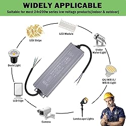 24V 200W LED Driver, Waterproof IP67 LED Power
