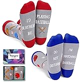 HAPPYPOP Men Women Sports Gifts - Baseball Softball Running Bowling Roller Skating Socks