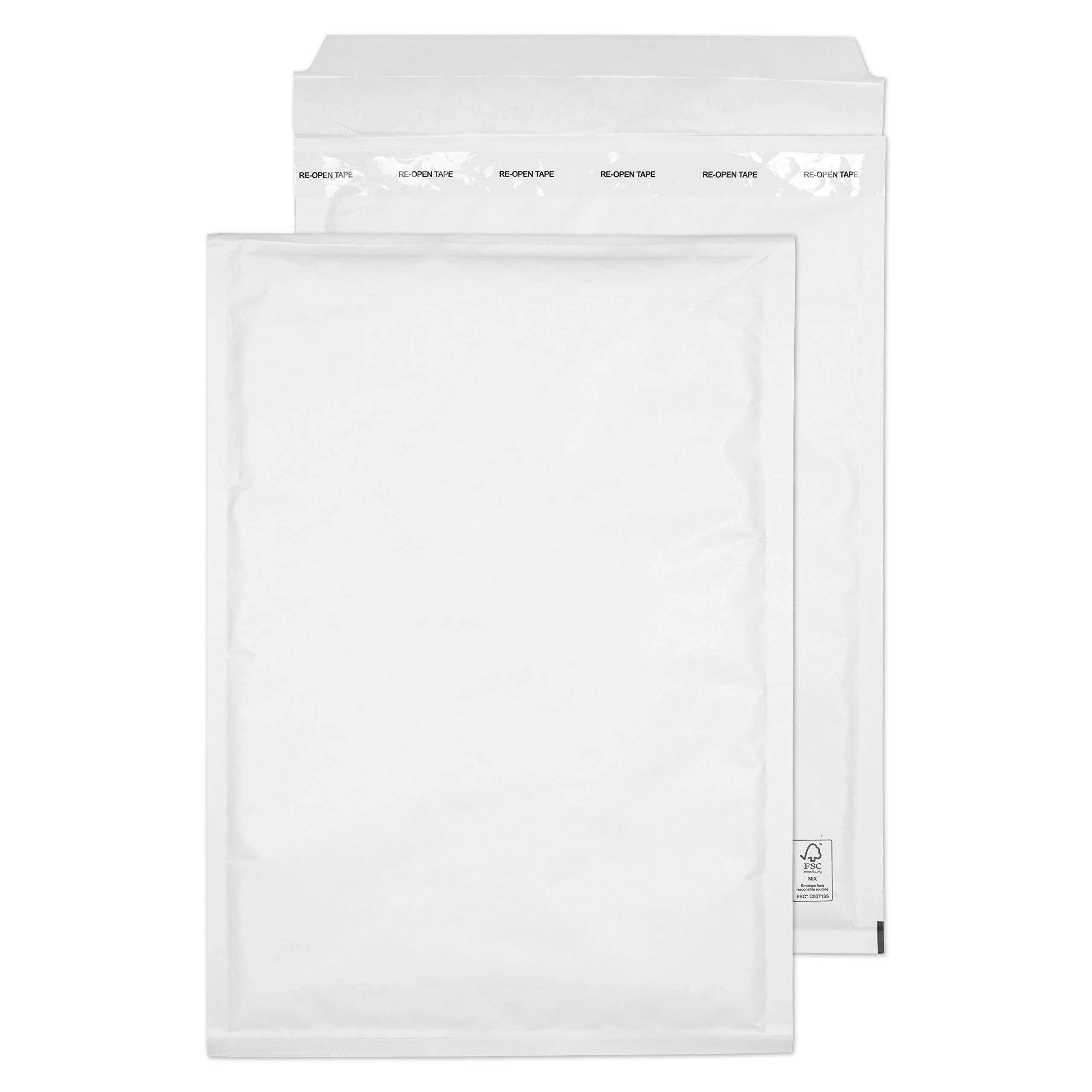 Blake Purely Packaging 340 x 240 mm Envolite Peel & Seal Padded Bubble Envelopes (G/4) White - Pack of 100