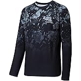 BASSDASH FS14M Men's Camo Gradient Performance Long Sleeve Fishing Shirt UPF50+