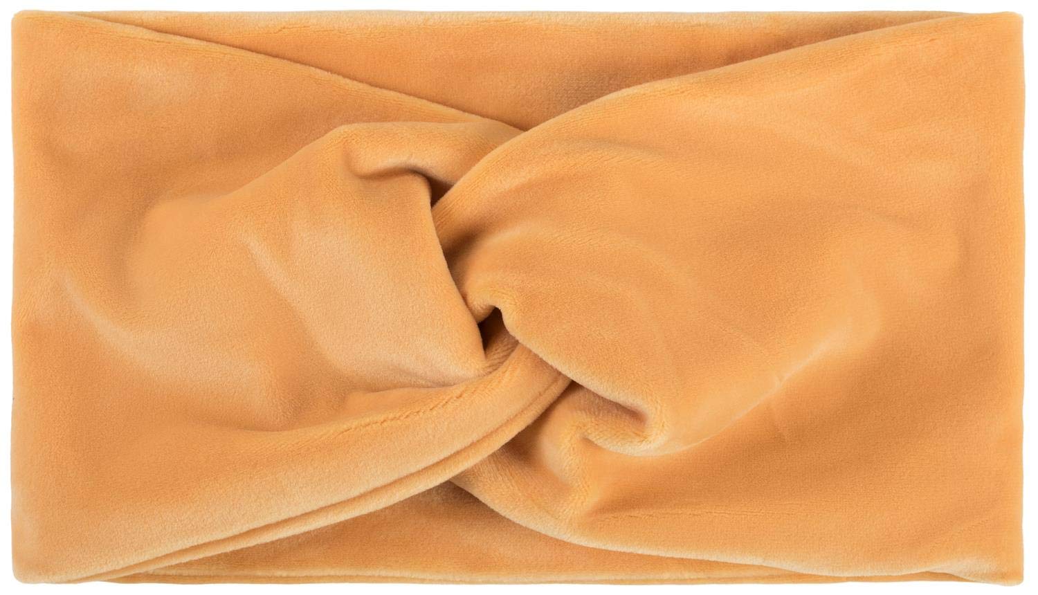 styleBREAKER women velvet-look headband with twist knot, hairband 04026040, Colour:Orange — image 1