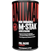 Animal M-Stak - Muscle Builder and Anabolic Mass Gainer Supplement for Bodybuilding - Lean Muscle Growth, Amino Complex and Pre Workout Energy, 21 Packs