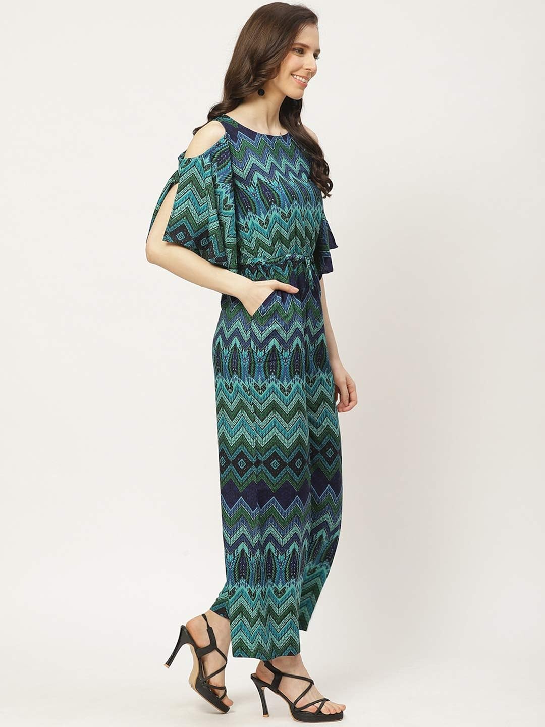 tie up shoulder jumpsuit