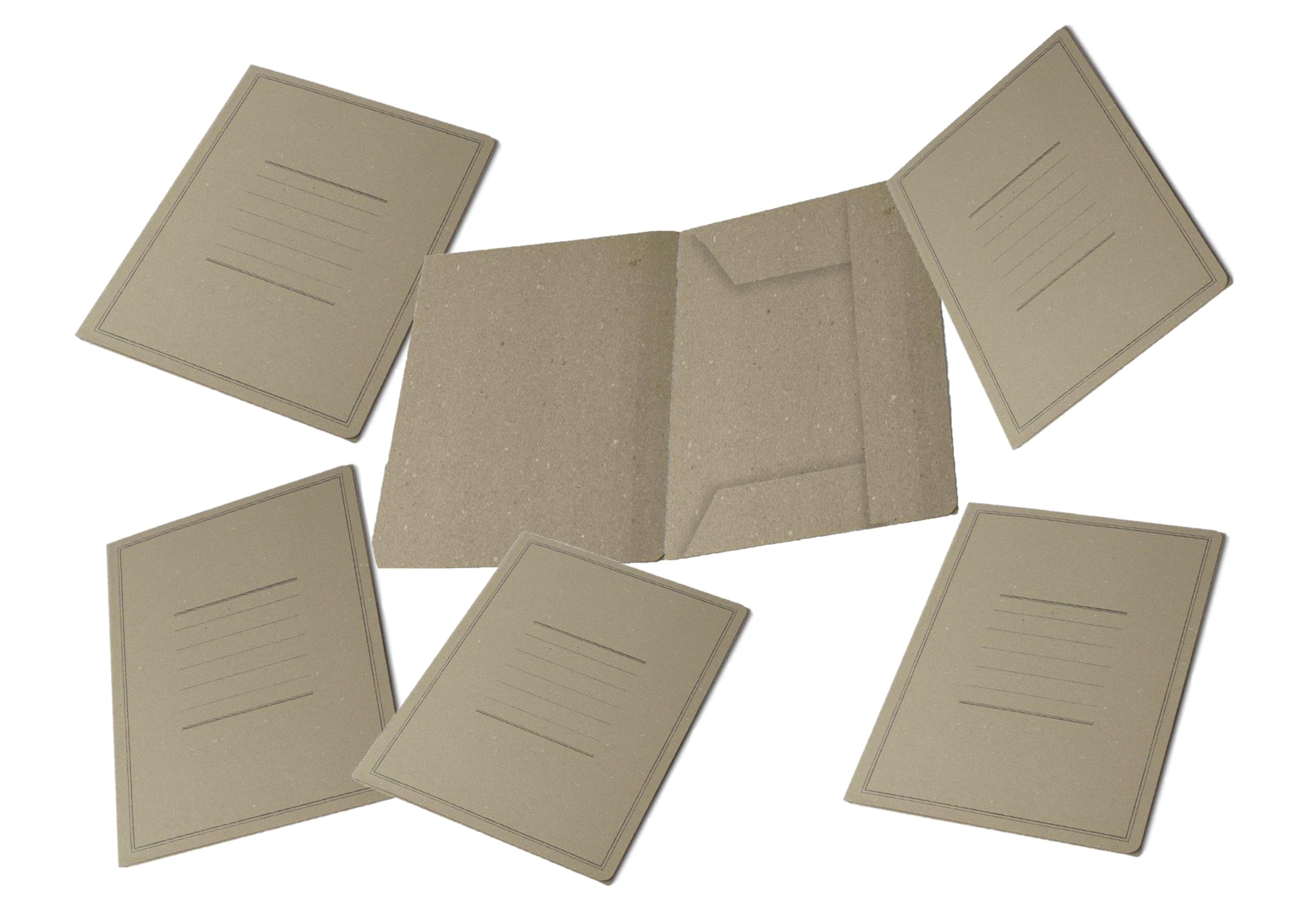 PIGNA 0221801 GR CARTELLINE Eco Pigna 3 lembi, with Print, 180 g/m2, 0221801 GR, Pack of 50