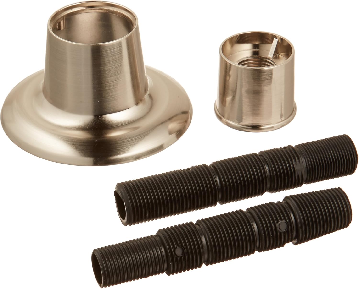 Danco 10313 Universal Adjustable Flange and Nipple, Brushed Nickel