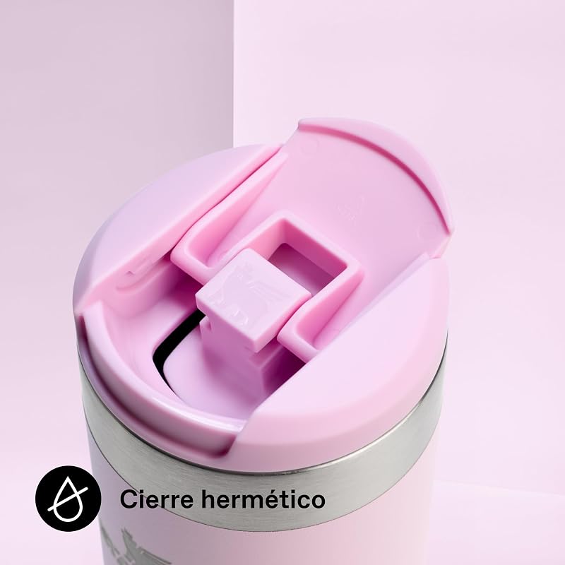 1913 Aerolight Transit Termo Cafe para Llevar 0.47L - Mantiene el Calor Durante 8 Horas - Compatible con Soporte para Coche - Taza Café Antifugas - Apta Para Lavavajillas - Cherry Blossum