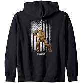 Masters Of The Universe - He-Man Distressed Flag Zip Hoodie