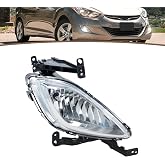 JESYMBX Front Bumper Fog Light For Hyundai Elantra 2011-2013 Running Driving DRL Lamp 92202-3X020 922023X020 Right