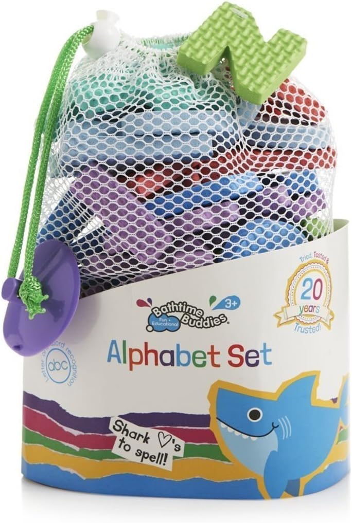 Alphabet Letters | Letters Alphabet |Bathtime Alphabet Letters | Bathtime Toys | Foam Letters | Mesh Carry Bag | 65 Letters | Supplied By IB Trading Group Ltd Only