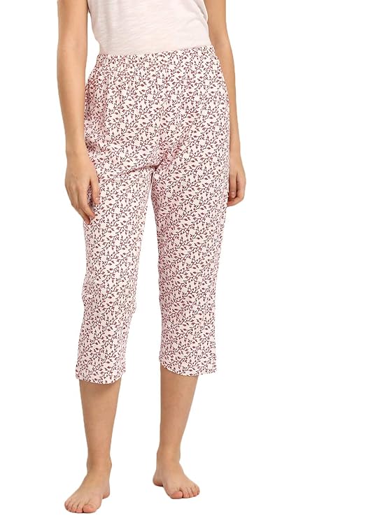 Buy Shyla Women's Printed Capris (Red, XS) at Amazon.in
