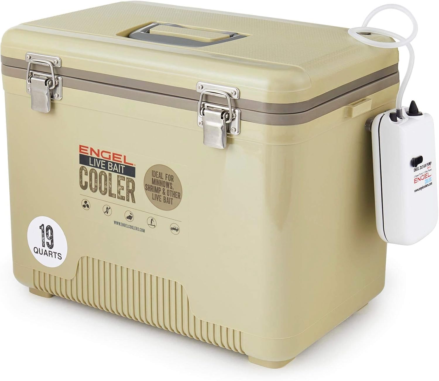 minnow cooler with aerator