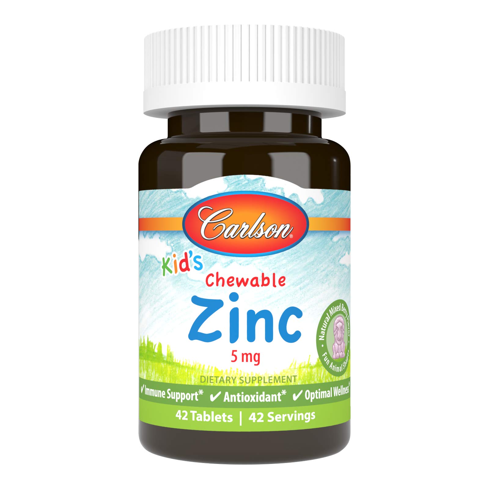 Kid's Chewable Zinc (Natural Mixed Berry Flavor)