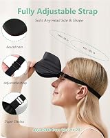 BeeVines Sleep Mask 2 Pack Mulberry Silk Eye Shades with Adjustable Strap view 5