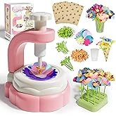 Treayes Toys for 4 5 6 7 8 12 Year Old Girl Christmas Birthday Gift Ideas, DIY Flower Bouquet Arts and Crafts Supplies Kit for Kids Learning Activities Ages 4-8-12, Summer Toys Set Toddler