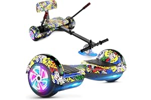 CBD Scooter with Corlorful LED Lights,6.5" Wheels, Dual 300W Motor Scooter for Kids Girls Boys Adults, All Ages