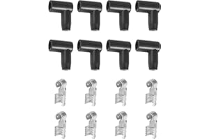 PAIYUE 8PCS Spark Plug Boot,Car Accessories,Automotive Replacement,Auto 90 Degree HEI Distributor and Coil Boots Ignition Wir