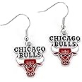 aminco NBA womens NBA Logo Dangler Earrings