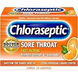 Chloraseptic Sore Throat Lozenges, Citrus, 18 Lozenges