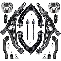 12-Piece Suspension Kit For Honda CR-V 1997-2001 – Control Arms, Tie Rod Ends, Sway Bar Links & Hardware