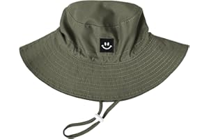 BUCAUM Baby Toddler Sun Hat,Kids Summer UPF 50+ Foldable Beach Bucket Hat for Boys Girls Children