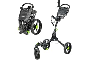 Golf Push Cart Series: 2-Wheel, 3-Wheel, 4-Wheel & 360° Swivel Front Wheel