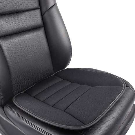 Koyoso Auto Sitzkissen Sitzkissen Auto Vordersitze Memory Schaum Pad Fur Auto Buro Schmerzlinderung Schwarz 1 Pc Amazon De Auto