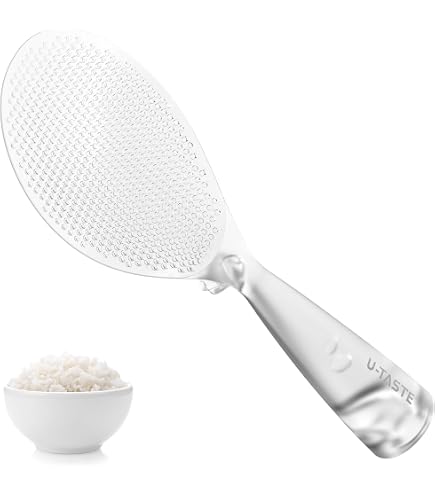 Cuillère à Riz En Silicone Anti-Adhésif - Pelle à Riz Léger Et Pratique Pour Cuiseur à Riz