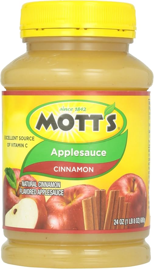 Mott's Natural Cinnamon Flavoured Applesauce 680g (Pack of 1) Amazon