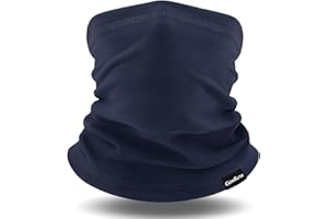 GoxRunx Winter Neck Gaiter Warmer Soft Fleece Face Cover Windproof Cold Weather Face Scarf for Skiing Hiking Men and Women