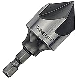 CONQUER Tools 5 Flute Metal Countersink Drill